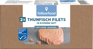 Thunfisch Filets in eigenem Saft, Doppeldose