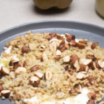 Ricotta mit Birnen Shaved-Eis