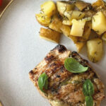 Gefüllte Putenschnitzel vom Grill