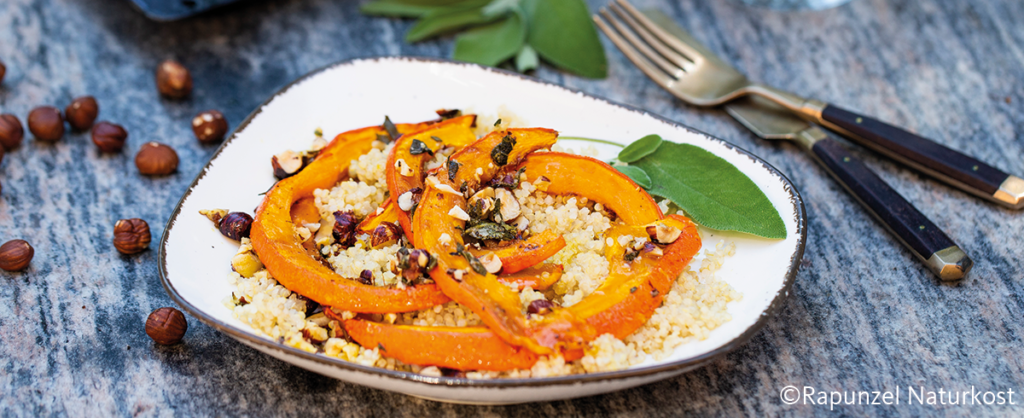 Karamellisierter Kürbis